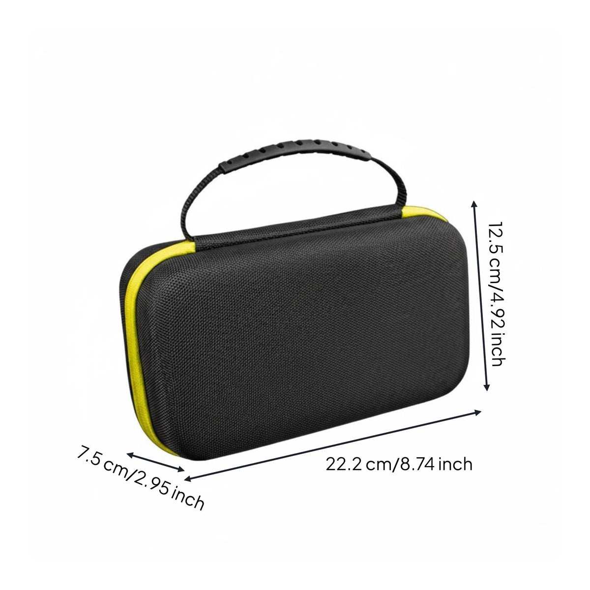 Shock-Resistant-Resistant Hard Shell Multimeter Case Portable Multimeter Carrying Case Zipper Closure Shockproof Instrument Pouch Lightweight for Electricians, Technicians