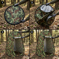 Portable Pop-Up Camouflage Bird Watching Tent with UV Protection