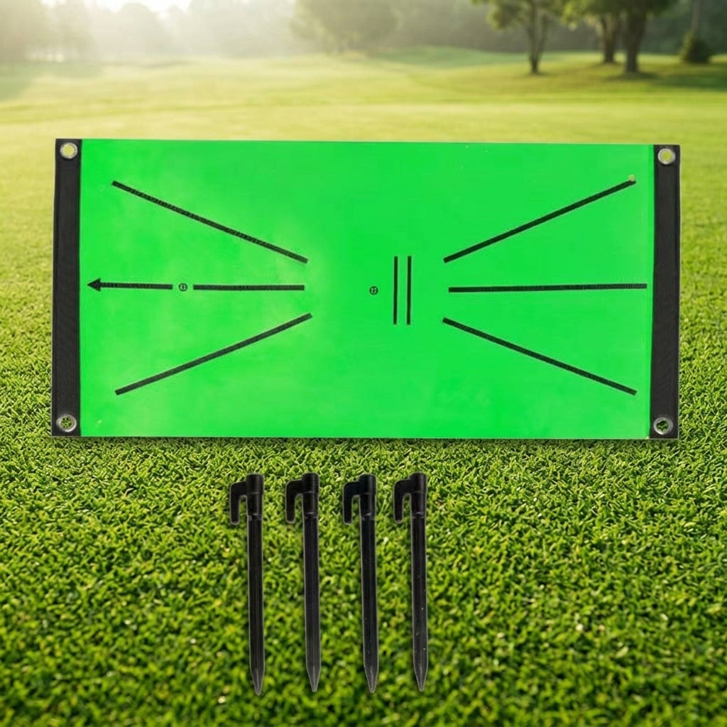 Golf Practice Mat Non-slip Approach Practice 60cm x 30cm High Durability Indoor Outdoor Dual-use Golf Training Aid