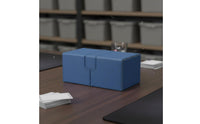 Trading Card Storage Box Soft Plush Lining Large Capacity Card Box PU Leather Deck Storage Case Non-Slip Texture Dice Tray