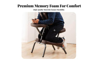 Multi-Functional Foldable Chair Sturdy Frame Adjustable Chair Thick Foam Cushioning Salon Furniture Oil & Waterproof for Mobile Therapists, Beauticians, Clients, Beauty Salons, Clinics, Home Use, Unavailable Ice