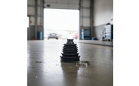 Ribbed CV Axle Boot with Clamps Flexible CV Boot Kit with Clamps Wear Resistant Bellows Seal Dustproof for Mechanics