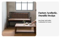 Retro Aesthetic factory-inspired Booth Bench sturdy Construction Upholstered Banquette adaptable Design Commercial Furniture configurable Configuration for Cafe Owners, Interior Designers, Bar Managers, eatery, Lounge Area, Dining Room, Kitchen