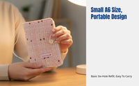Cute Money Binder Notebook, Large Capacity, Removable Pages, Kids Finance Organizer, Portable Cash Book