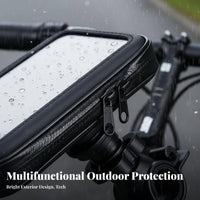 Handlebar Bag with Phone Window Waterproof Bike Phone Mount Bag Hard case for Cyclists, Commuters, Bicycling, Commuting