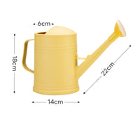 Side Handle Plastic Watering Can Open Top Long Spout Watering Can