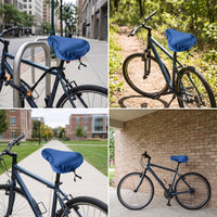 Bike Seat Cover with Drawstring Water-Repellent Bike Seat Cover Bike Saddle Protector Waterproof Rainproof for Cyclists