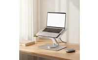 Laptop Stand, with Docking Station Metal Docking Station Laptop Stand Swivel for Professionals, Students, Home Office, Desk, Study