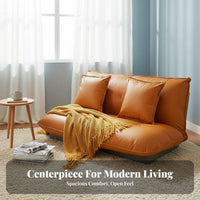 Convertible Floor Sofa Five Position Design Pet Friendly for Apartments