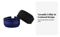 Padded Waistband Weighted Lowering Belt Metal Rings Lowering Belt Reinforced Edge Binding Fitness Gear Contoured Center