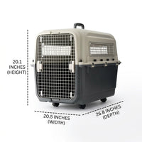 Portable Pet Carrier and Cat Travel Box, Solid shade Carrier with Front Door, Hard Outdoor Use Airline Approved Pet Carrier Case