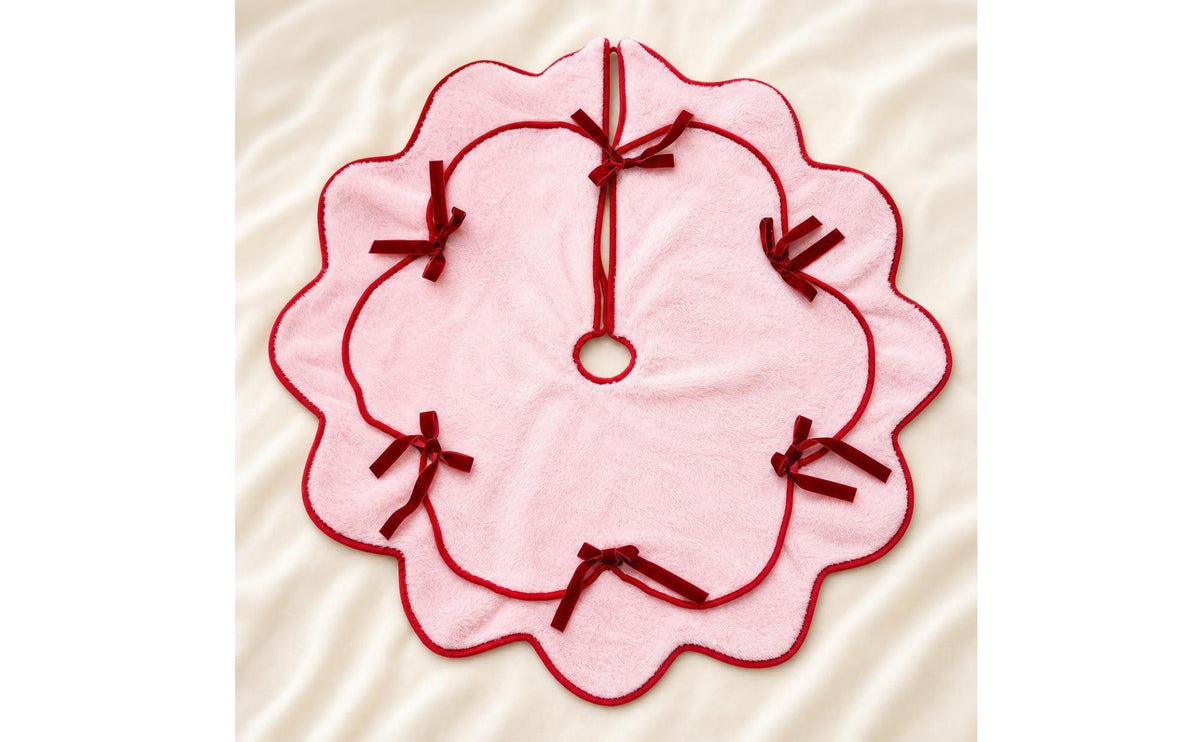 Christmas Tree Skirt Festive Christmas Tree Skirt with Edge Elegant
