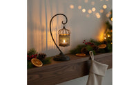 Hollow Iron Candle holder Christmas Themed Candle Lantern for Dining Table