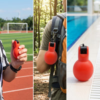 Compressible Whistle Flexible Compressible Whistle with Attachment Loop Soft