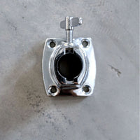 Drum Mounting Clamp Metal Drum Clamp with Wing Screw Mounting Bracket Threaded Hardware Heavy Duty for Drummers, Stage