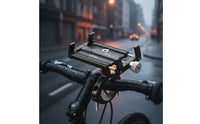 Cycle Phone Holder Anti-Movement Bike Phone Holder Firm Hold for Cyclists, Motorcyclists, Navigation, Mountain Biking, Food Delivery