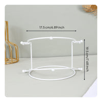 Metal Tiara Showcase Stand Elegant Design Tiara Display Stand Space-Saving Bridal Headdress Rack for Livestreaming