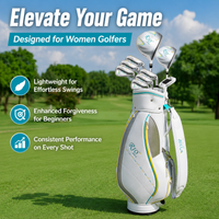 9 Golf Clubs Set for Men, Beginner Friendly Golf Club Package with Driver, Hybrid, Irons, Putter & Bag
