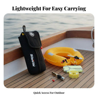 High Buoyancy Automatic Inflatable Life Buoy Lightweight Portable Self-Rescue Buoyancy Aid Long-Lasting for Anglers, Swimmers, Fishing