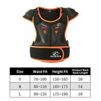 Shock-Resistant Resistant Motorcycle Chest Protector Shock-Absorbing Motorcycle Protective Vest Hard PE Shell Motocross Back Protector Vest Adjustable Fit for Adults, Motorcycling, Skateboarding