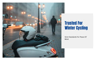 Certified Electric Full Coverage Helmet, Winter Warmth, Large Size, Anti-Fog, Unisex, Adjustable Fit