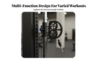 Double Adjustable Pulley Machine Commercial Grade Double Pulley Cable Multi-Directional Machine Full Body Workout Multi-Function Gym Station