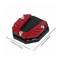 Kickstand Extension Pad Aluminum Alloy Side Stand Plate Wear-Resistant Kickstand Pad for Electric Bike Owners