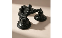 Triple Suction Cup Mount Adjustable Suction Cup Mount with Ball Joint Low-Profile Bracket for Drivers