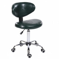 Rolling Caster casters Adjustable supportless Stool with supportrest Task Chair 360-Degree rotate Movable Furniture space-saving Design for Office Workers Artists, Professionals, Salon, Clinic, Spa, Workshop