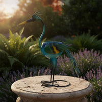 Birds Planter Metal Planter Sculpture Decorative Birds Sculpture for Homeowners