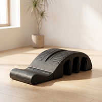 Arched Spinal Stretcher with Detachable Blocks Supportive Back Stretching Arch Long-Lasting Spine Corrector Sturdy for Yogi, Home Gym