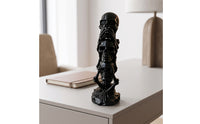 3D-Printed Stacked Skull Sculpture Spooky Skull Sculpture Compact Skeleton Ornament Decorative for Entryway