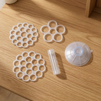 Transparent Clear Flower Arranging Holder Adjustable Flower Holder with Suction Cup Reusable for Florists, Hobbyists, Table Centerpieces, Home Decor