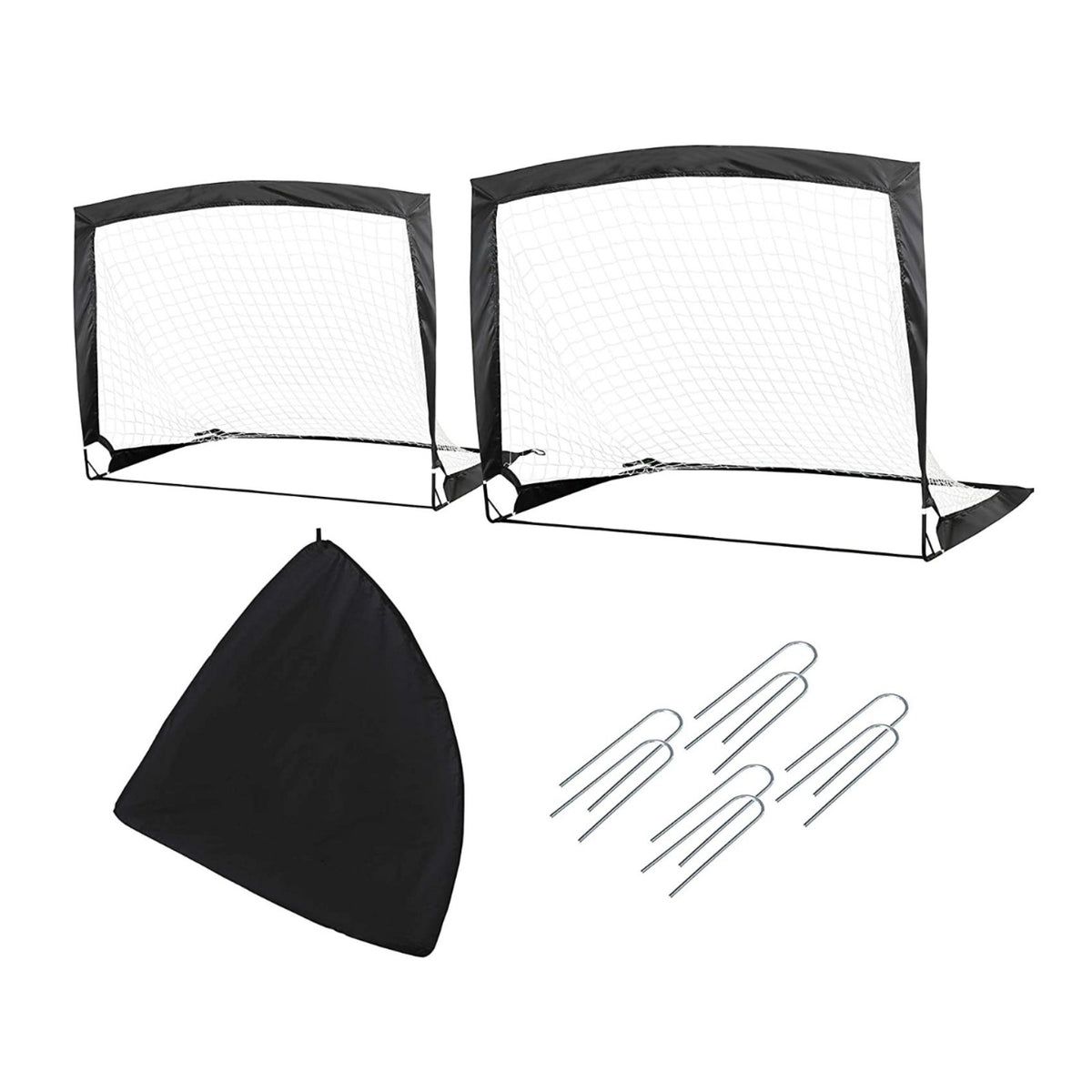 Easy to Assemble Kids Soccer Goal Stable Indoor Outdoor Soccer Goal
