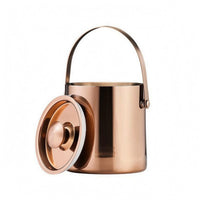 Double-Layer Ice Bucket Easy to Clean Stainless Steel Ice Bucket Large Capacity Drinkware for Home Bar, Party