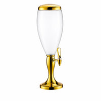 Freestanding Keg Beer Dispenser with Weighted Base Barrel-Shaped Keg Beer Dispenser Frothy Sturdy for Parties