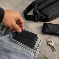 Unisex Multi-Card Slot PU Leather Card Holder Wallet