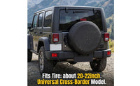 Spare Tire Cover Water-Resistant Spare Tire Wheel Cover Sun-Protective for Trucks, Campers, Trailers
