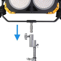 Lighting Adapter Machined Metal Adapter with Thumbscrews Reinforced Components for Video Shoot