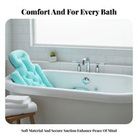 Non-Slip Bathtub Mat Additional Thick Padding Non-Slip Bathtub Pad Padded Bath Mattress Foldable Full Full-Length Bath Pillow