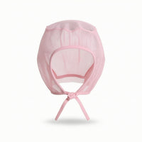 Breathable Full-Cover Work Cap Lightweight Mesh Cap with Tie Closure One-Size Mesh Hat Ventilated for Workshops