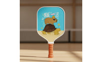 Kids Racket Set Fiberglass Surface Kids Pickleball Rackets Lightweight Design Outdoor Game for Students, Beginners, Backyard Games