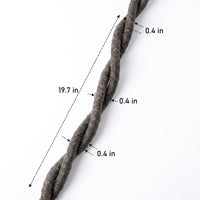 50cm Textured Dark Brown Terrarium Vine, Climbing Animal Habitat Vine for Jungle Enclosures, Modular Wrappable Decor