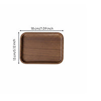 Solid Wood Serving Tray Decorative Wooden Platter Crack