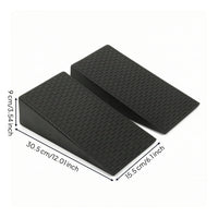 Slant Board with Textured Surface Anti-Slip Foam Exercise Ramp Wedge Block Portable Incline Board for Athletes, Squats, Stretching, Home Gym