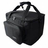 Heavy Duty Padded Speaker Bag Rugged Exterior Portable Speaker Carrying Case External Storage Pockets for DJs, Outdoor, Travel, Gigs