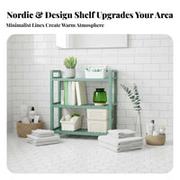 Space-Saving Multi-Tier Rolling storage trolley Easy Assembly Shelf single-tier Large Capacity Household Storage Minimalist design for household owners, Office Workers, Bathroom, Living Room, Bedroom, Narrow areas