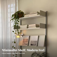 Invisible Wall Shelf Levitateing Design Display Ledge Minimalist Aesthetic