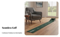 Electric Putting Mat Adjustable Hole Size Putting Mat with Sphere Return Sports Equipment Non-Slip Base