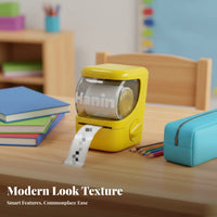 Bluetooth Connectivity Mini Thermal Labeler Pocket-Sized Capsule Toy design Labeler Waterresistant Labels Label printer App-Controlled for Students, Crafters, Home Organizers, notebookinging, School, Kitchen, Pantry